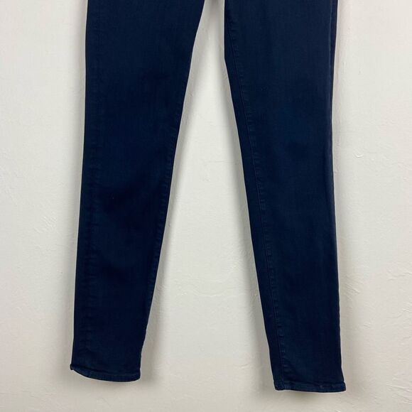 Frame Le Skinny de Jeanne Stretch Denim Jeans - Deep Navy - Picture 5 of 8